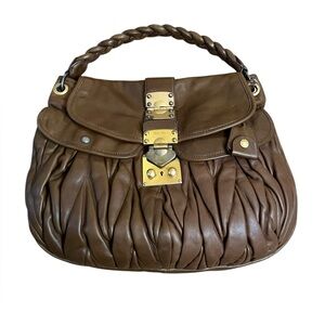 Miu Miu  Leather Satchel